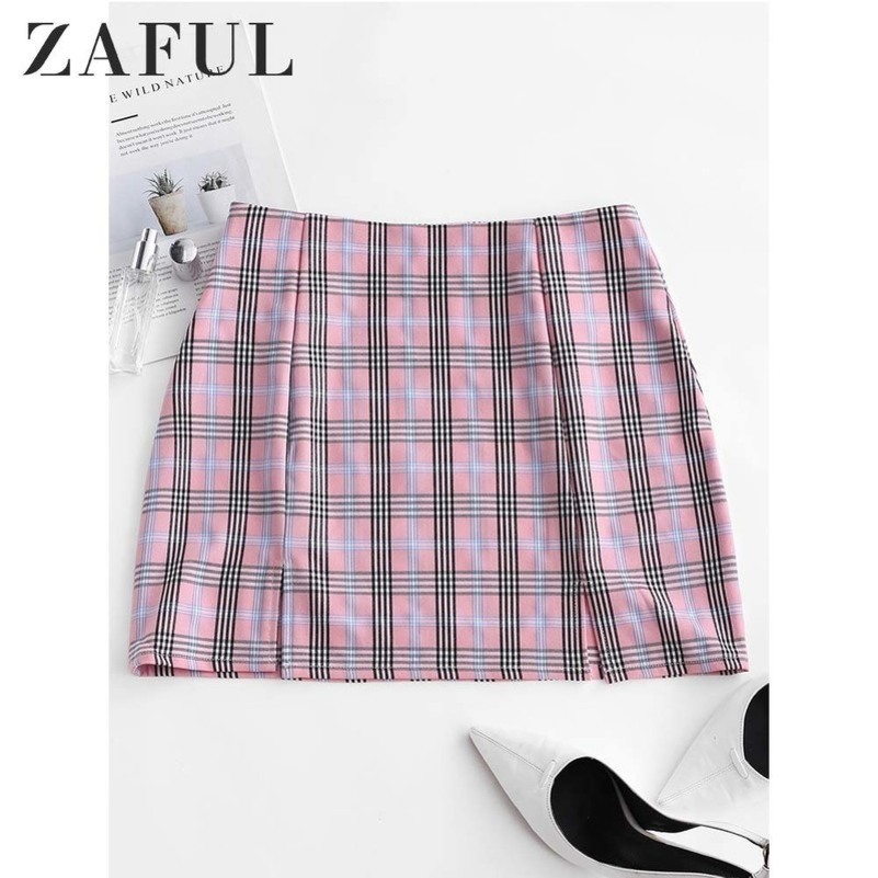 Slits Plaid Mini A Line Skirt Women Zipper Fly Sexy Vintage Skirts Daily High Waist Bottom Girls Sweet Bodycon Skirts Y200326, Multi b
Slits Plaid Mini A Line Skirt Women Zipper Fly Sexy Vintage Skirts Daily High Waist Bottom Girls Sweet Bodycon Skirts Y200326, Multi b