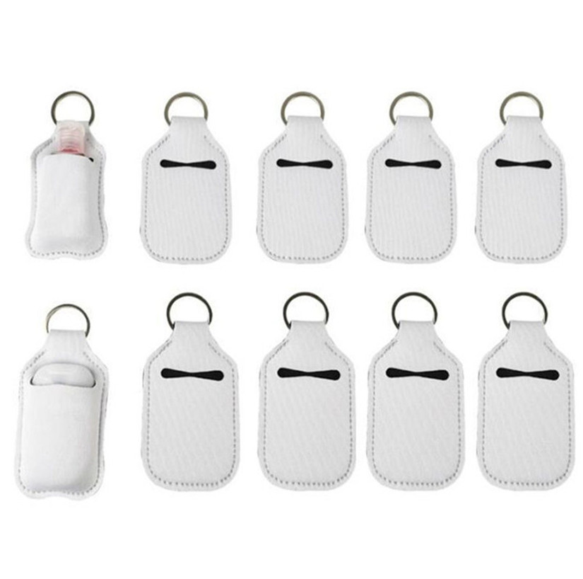 Sublimation Blanks Refillable Neoprene Hand Sanitizer Holder Cover Chapstick Holders With Keychain For 30ML Flip Cap Containers Travel Bottle sxa10
Sublimation Blanks Refillable Neoprene Hand Sanitizer Holder Cover Chapstick Holders With Keychain For 30ML Flip Cap Containers Travel Bottle sxa10