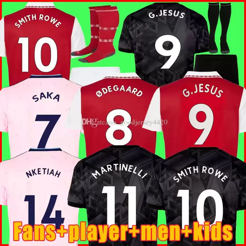 SAKA G. JESUS SMITH ROWE Soccer Jersey Fans Player Version 22 23 Gunners MARTINELLI ODEGAARD THOMAS NKETIAH TIERNEY 2022 2023 Football Shirt Men Kids Sets Kit /4XL, 17
SAKA G. JESUS SMITH ROWE Soccer Jersey Fans Player Version 22 23 Gunners MARTINELLI ODEGAARD THOMAS NKETIAH TIERNEY 2022 2023 Football Shirt Men Kids Sets Kit /4XL, 17