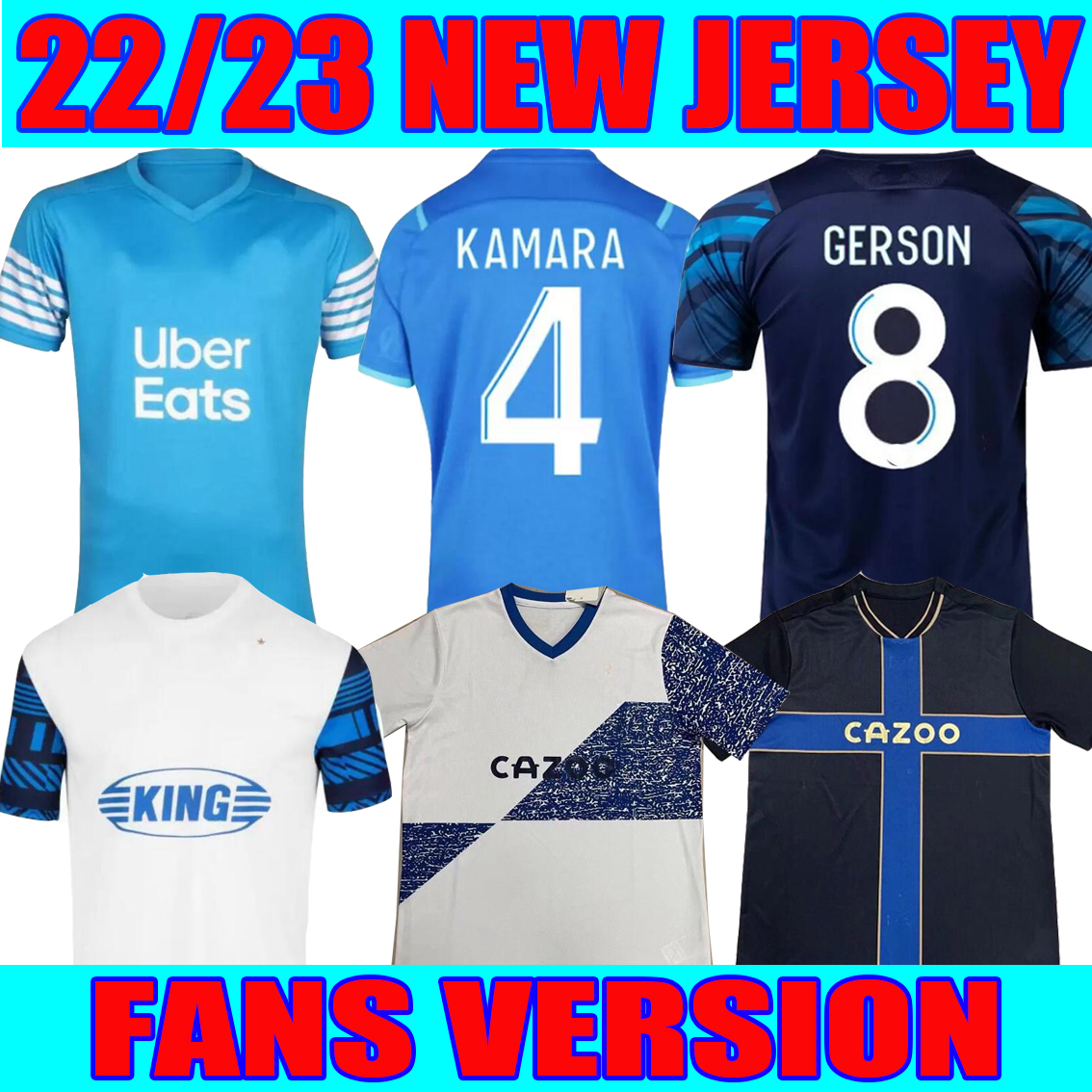 22 23 Marseilles King Soccer jerseys special edition GERSON under BAKAMBU milik maillot de foot 2022 2023 Camiseta PAYET GUENDOUZI KAMARA man KIDS football shirt, Away
22 23 Marseilles King Soccer jerseys special edition GERSON under BAKAMBU milik maillot de foot 2022 2023 Camiseta PAYET GUENDOUZI KAMARA man KIDS football shirt, Away
