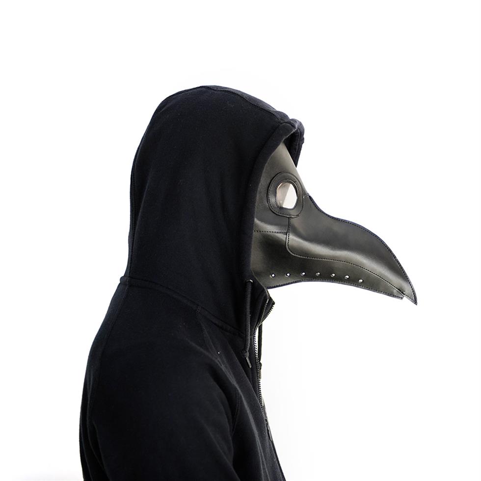 New plague doctor masks Beak Doctor Mask Long Nose Cosplay Fancy Mask Gothic Retro Rock Leather Halloween beak Mask267v5012756