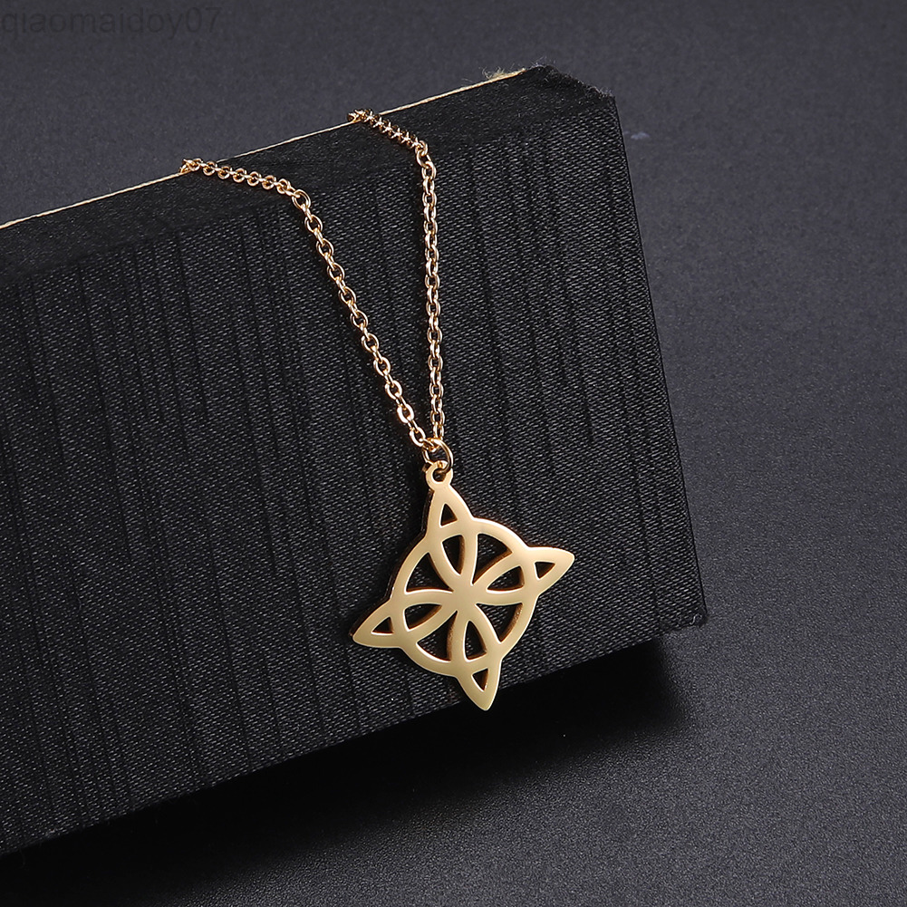 Skyrim Witchcraft Witch Celtics Button Necklace For Women Stainless Steel Geometric Choker Necklaces Vintage Jewelry Lover Gift L220812
Skyrim Witchcraft Witch Celtics Button Necklace For Women Stainless Steel Geometric Choker Necklaces Vintage Jewelry Lover Gift L220812