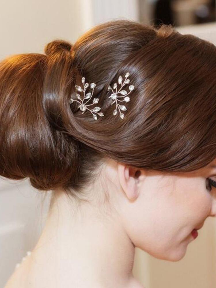 Headpieces 2PCS Silver Hair Pins Rhinestone Bridal Headdress Luxurious Hairpiece Elegant Women Daily Accessories Wedding Clip
Headpieces 2PCS Silver Hair Pins Rhinestone Bridal Headdress Luxurious Hairpiece Elegant Women Daily Accessories Wedding Clip