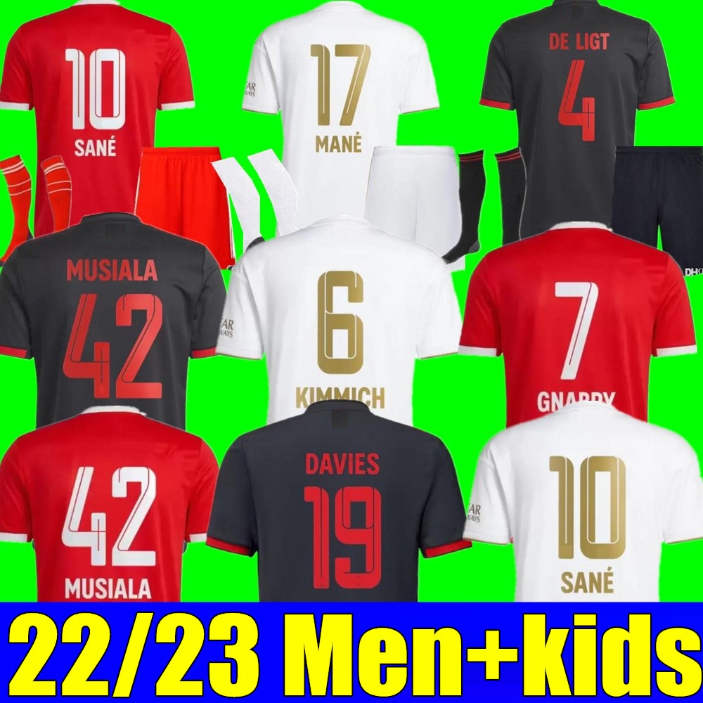 New DE LIGT MANE Soccer Jerseys 22 23 GRAVENBERCH SANE BAYERN MUNICH 2022 2023 fans player Mazraoui MULLER KIMMICH GNABRY football shirt COMAN Men Kids kit, Adult away
New DE LIGT MANE Soccer Jerseys 22 23 GRAVENBERCH SANE BAYERN MUNICH 2022 2023 fans player Mazraoui MULLER KIMMICH GNABRY football shirt COMAN Men Kids kit, Adult away