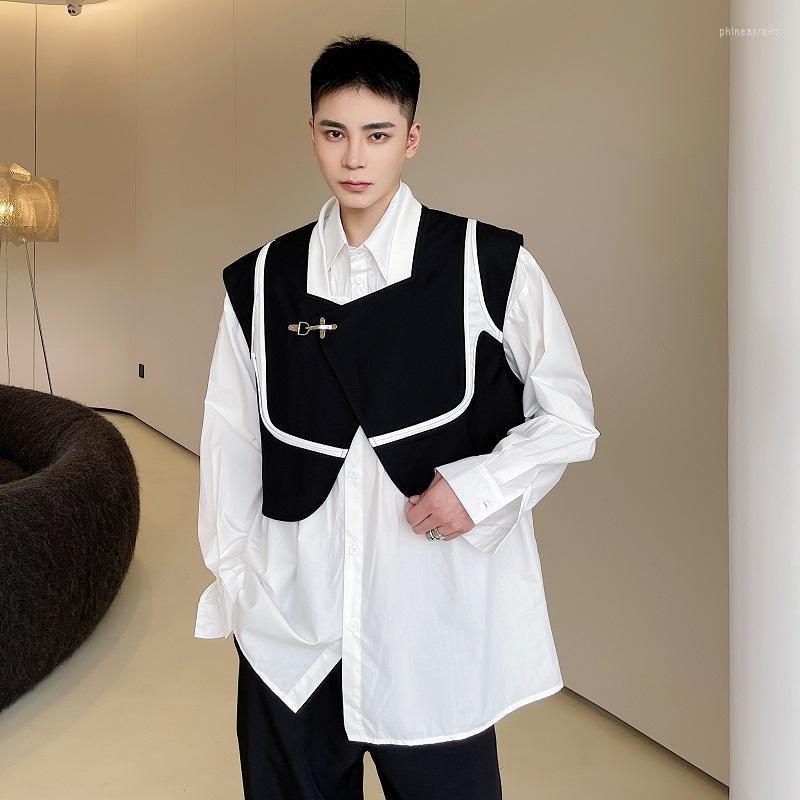 Men's Vests Metal Button Vest Men Women Splice Fashion Casual Short Coats Unisex Korean Streetwear Sleeveless Jacket Waistcoat ManMen's Phin, 2424 gray
Men's Vests Metal Button Vest Men Women Splice Fashion Casual Short Coats Unisex Korean Streetwear Sleeveless Jacket Waistcoat ManMen's Phin, 2424 gray