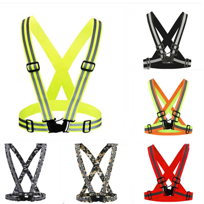 Motorcycle Apparel Reflective Straps Traffic Night Work Security Running Cycling Vest Breathable Adjustable Motocycle Protection Jacket
Motorcycle Apparel Reflective Straps Traffic Night Work Security Running Cycling Vest Breathable Adjustable Motocycle Protection Jacket