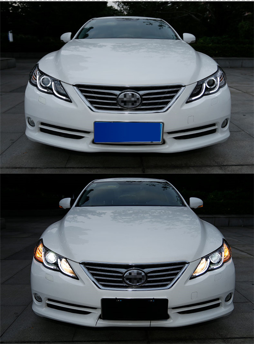 Full LED Head Lights Assembly For Toyota Mark X 2010-2013 Headlights Reiz DRL Front Lamp Dynamic Turn Signal Headlight LED Running Light