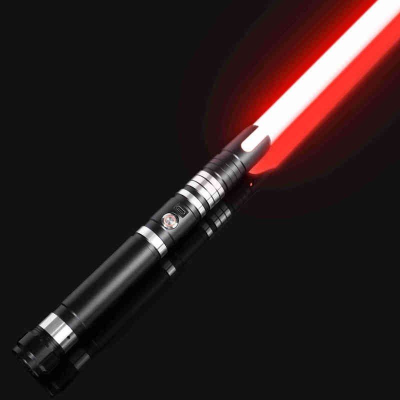 

LGT Lightsaber -Metal Hilt Force Heavy Dueling Light Saber Infinite Color Changing with 4 Sound Fonts Smooth Swing G220414