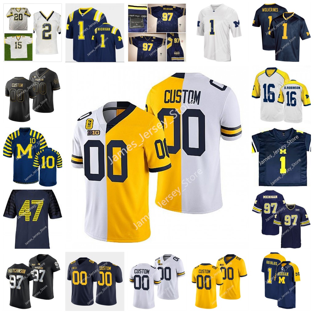 Michigan Wolverines Football Jersey 69 Willie Henry 57 Frank Clark 82 Amara Darboh 83 Zach Gentry 86 Jehu Chesson 52 Mason Cole 9 Donovan Peoples-Jones 43 Chris Wormley
Michigan Wolverines Football Jersey 69 Willie Henry 57 Frank Clark 82 Amara Darboh 83 Zach Gentry 86 Jehu Chesson 52 Mason Cole 9 Donovan Peoples-Jones 43 Chris Wormley
