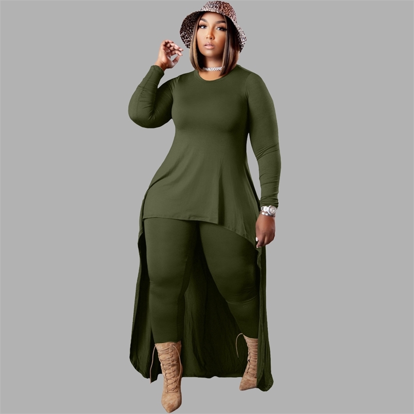 5xl 4xl Plus Size for Women Two Piece Sets Round Neck Long Sleeve Irregular Maxi Tops Tight Pants Street Wear Clothing Wholesale 220813, Gray
5xl 4xl Plus Size for Women Two Piece Sets Round Neck Long Sleeve Irregular Maxi Tops Tight Pants Street Wear Clothing Wholesale 220813, Gray