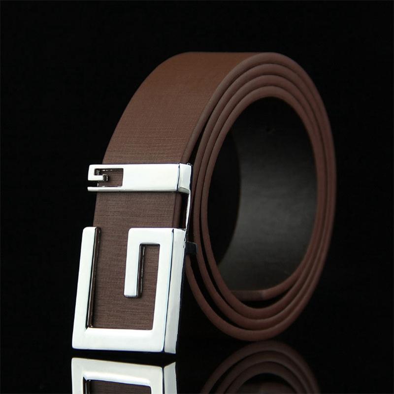 Belts Unisex PU Leather Men Belt Women Male Fashion Man Woman Jeans Classical Strap G BuckleBelts, White
Belts Unisex PU Leather Men Belt Women Male Fashion Man Woman Jeans Classical Strap G BuckleBelts, White