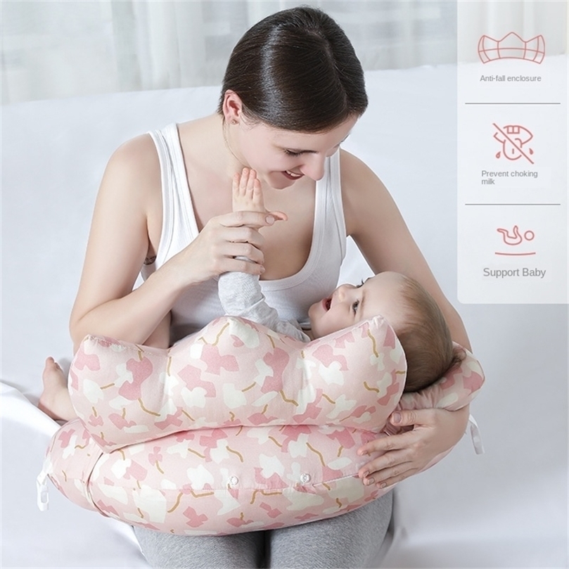 born Baby Nursing Pillows Maternity Baby U-Shaped Breastfeeding Pillow Infant Cuddle Cotton Feeding Waist Cushion Baby Care LJ201209