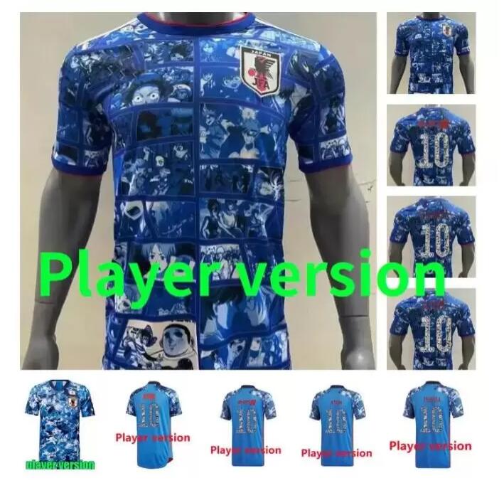 Player Version Japan 20 21 22 Soccer Jerseys 2021 2022 Cartoon Captain NAKAJIMA MINAMINO KAGAWA SHIBASAKI TSUBASA ATOM Home Japanese Football Shirt maillot, Black
Player Version Japan 20 21 22 Soccer Jerseys 2021 2022 Cartoon Captain NAKAJIMA MINAMINO KAGAWA SHIBASAKI TSUBASA ATOM Home Japanese Football Shirt maillot, Black
