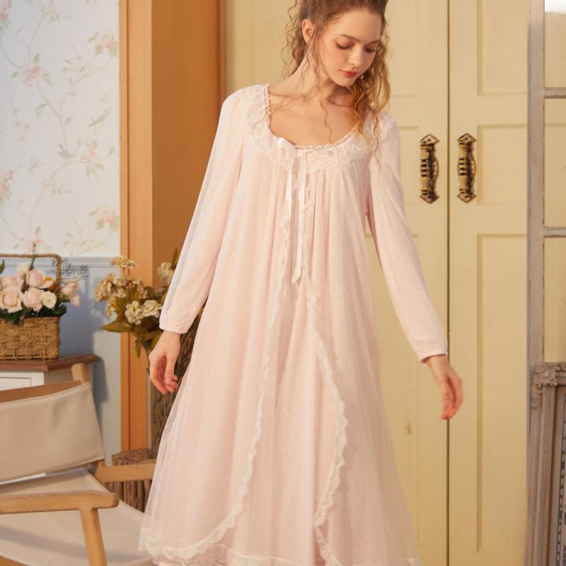 Women' Sleepwear Wasteheart Winter Women Homewear Female Cotton Pink Sexy Nightdress Lace Nightwear Nightgown Luxury Gown
Women' Sleepwear Wasteheart Winter Women Homewear Female Cotton Pink Sexy Nightdress Lace Nightwear Nightgown Luxury Gown