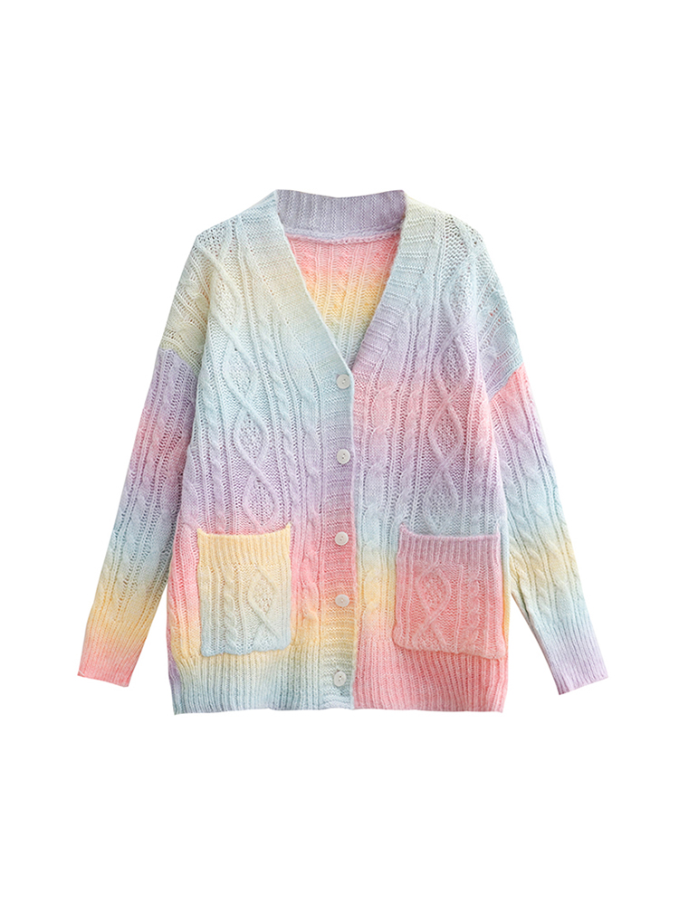 Rainbow Knitted Cardigan Women Autumn Winter Sweet Kawaii Sweater Coat Female Long Korean Button Down Cardigan Fall 2022 Women, Main graph color
Rainbow Knitted Cardigan Women Autumn Winter Sweet Kawaii Sweater Coat Female Long Korean Button Down Cardigan Fall 2022 Women, Main graph color
