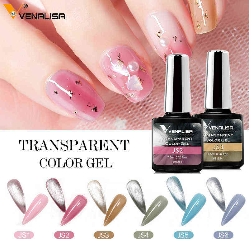 NXY Nail Gel Jelly Glass Polish 7 5ml Uv Led Varnish Summer Translucent Color Soak Off Art 0328