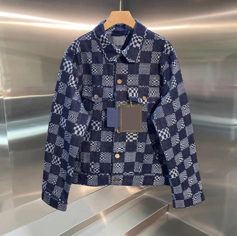 Men's Jackets 2022 Autumn Winter Style Jacquard Checkerboard Denim Jacket Classic European Fashion Brand Men Women Couple, Black
Men's Jackets 2022 Autumn Winter Style Jacquard Checkerboard Denim Jacket Classic European Fashion Brand Men Women Couple, Black