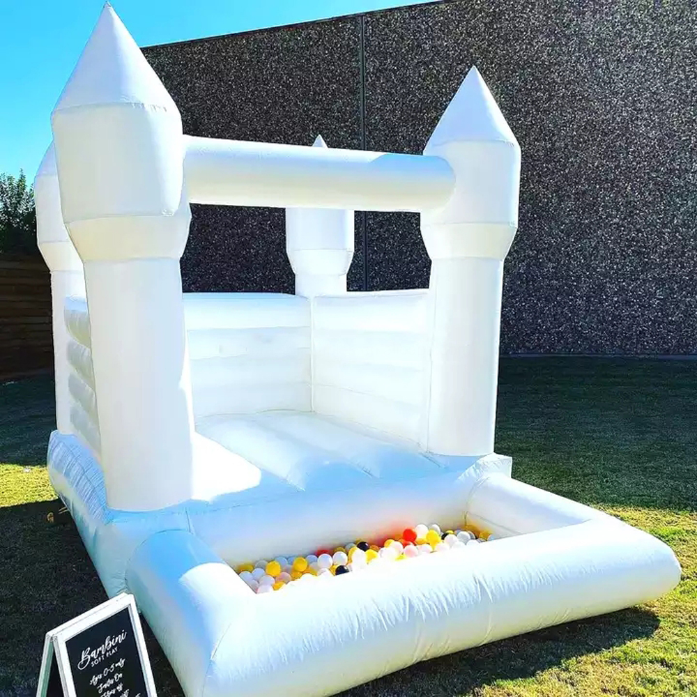 White Wedding Inflatable Bounce House With Ball Pool Kids Mini Bouncy Castle Birthday Party Moonwalk Air Jumpers For Sale
White Wedding Inflatable Bounce House With Ball Pool Kids Mini Bouncy Castle Birthday Party Moonwalk Air Jumpers For Sale