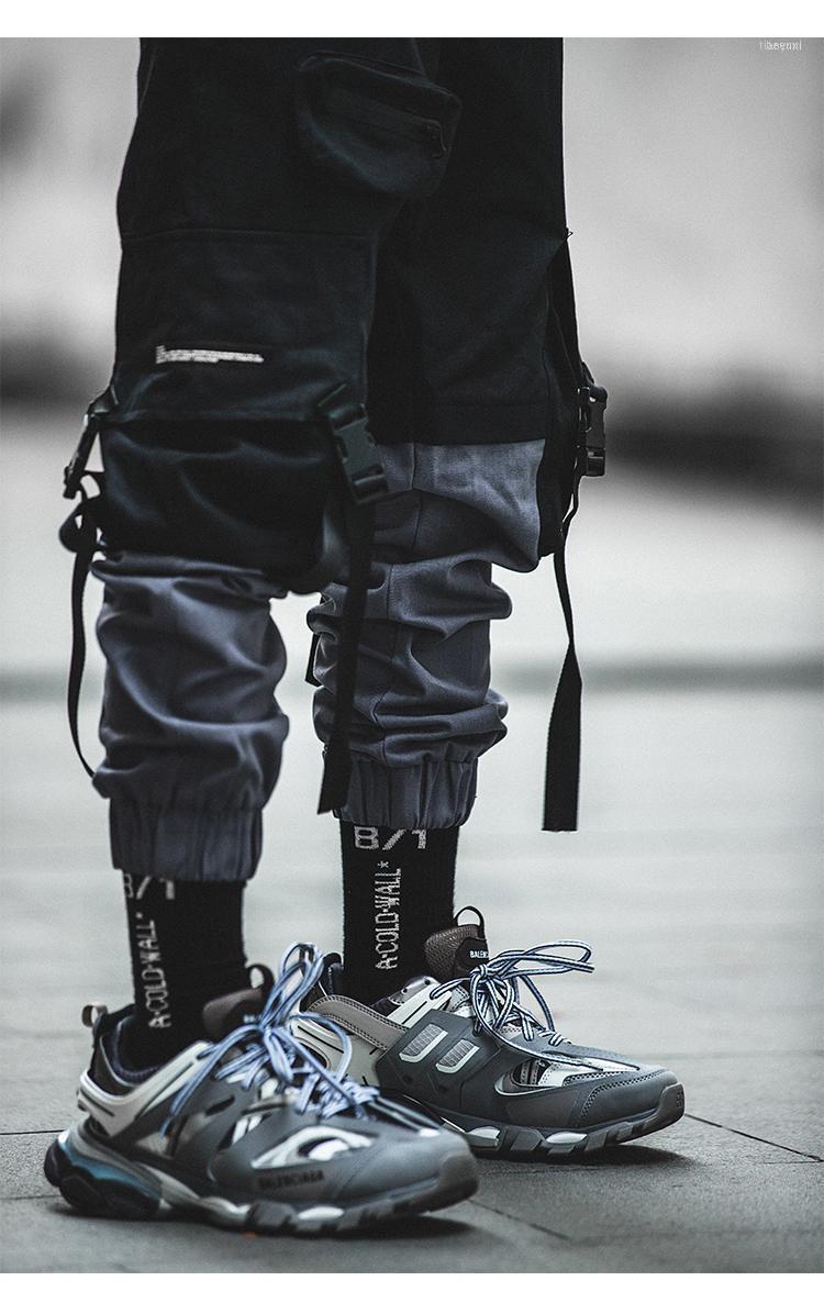 Men' Pants Pachwork Cargo 2022 Streetwear Hip Hop Ribbons Joggers Men Japanese Style Black Casual Track Fashions
Men' Pants Pachwork Cargo 2022 Streetwear Hip Hop Ribbons Joggers Men Japanese Style Black Casual Track Fashions