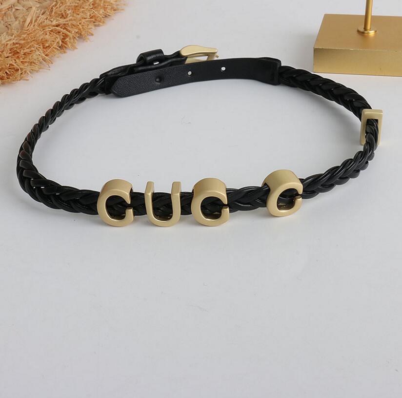 2022 European and American alphabet Chokers black leather niche collarbone chain female high quality fast delivery
2022 European and American alphabet Chokers black leather niche collarbone chain female high quality fast delivery