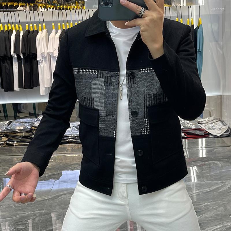 Men's Wool & Blends 2022 Winter Jacket High Quality Jackets Short Slim Casual Business Trench Coat Social Streetwear Men Clothing Kend22, Black
Men's Wool & Blends 2022 Winter Jacket High Quality Jackets Short Slim Casual Business Trench Coat Social Streetwear Men Clothing Kend22, Black