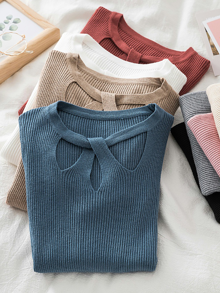 AOSSVIAO Basic Hollow Out Women Sweaters Autumn Winter Tops Slim Women Pullover Knitted Sweater Jumper Soft Warm Pull 220816, White
AOSSVIAO Basic Hollow Out Women Sweaters Autumn Winter Tops Slim Women Pullover Knitted Sweater Jumper Soft Warm Pull 220816, White