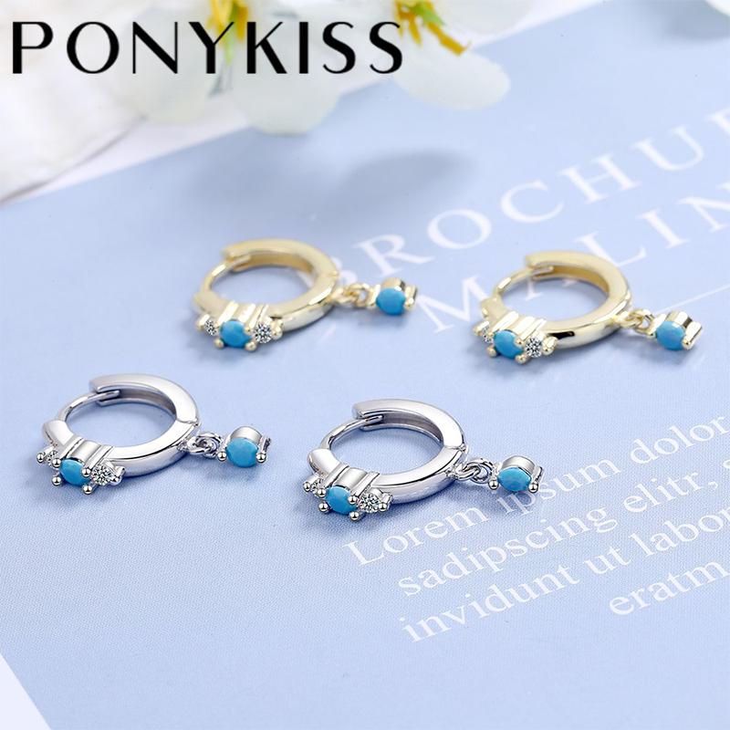 Hoop & Huggie Trendy 925 Sterling Silver Water Drop Blue Turquoise 14K Gold Earrings Buckle For Women Fine Jewelry
Hoop & Huggie Trendy 925 Sterling Silver Water Drop Blue Turquoise 14K Gold Earrings Buckle For Women Fine Jewelry