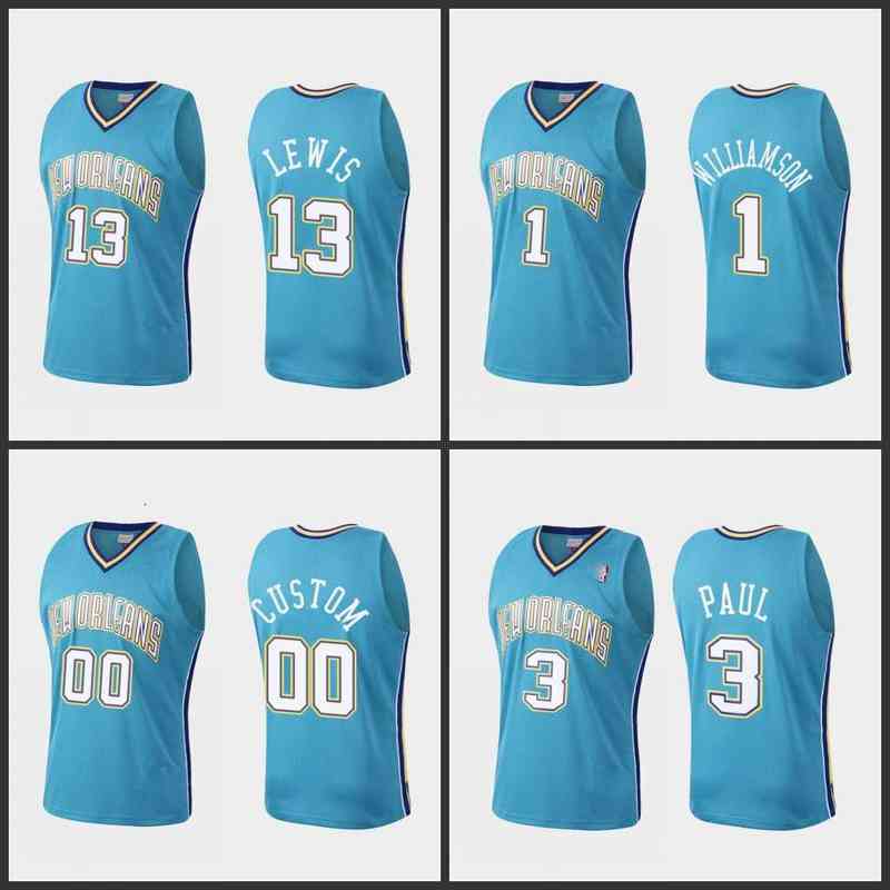 New Orleans''Pelicans''Men Zion Williamson Chris Paul Kira Lewis Jr. Custom Teal Throwback Jersey
New Orleans''Pelicans''Men Zion Williamson Chris Paul Kira Lewis Jr. Custom Teal Throwback Jersey