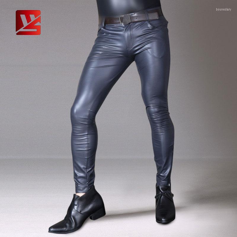 Men' Pants Men PU Pencil Elastic Shiny Faxu Leather Tight Thin Gloosy Male Stage Costume Gay Wear Plus SizeMen' Boun22, Wine red trouser
Men' Pants Men PU Pencil Elastic Shiny Faxu Leather Tight Thin Gloosy Male Stage Costume Gay Wear Plus SizeMen' Boun22, Wine red trouser