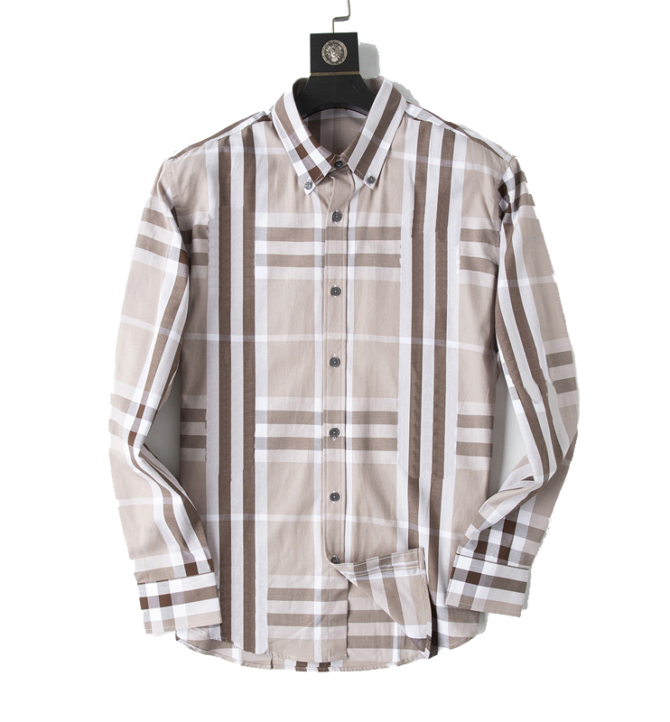 2022 Luxurys Designers Men's Dress Shirts Bbberry usiness Casuals shirt men long sleeve striped slim fit masculina wine social male T-shirts fashion checked M-3XL#13
2022 Luxurys Designers Men's Dress Shirts Bbberry usiness Casuals shirt men long sleeve striped slim fit masculina wine social male T-shirts fashion checked M-3XL#13