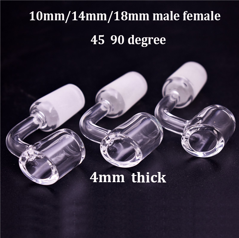 10pcs Quartz Banger nail Smoking Accessory For Glass Water Bong 20mm OD 4mm Wall Bottom Thickness 10mm 14mm 18mm Male Female 45 90 Degree
10pcs Quartz Banger nail Smoking Accessory For Glass Water Bong 20mm OD 4mm Wall Bottom Thickness 10mm 14mm 18mm Male Female 45 90 Degree