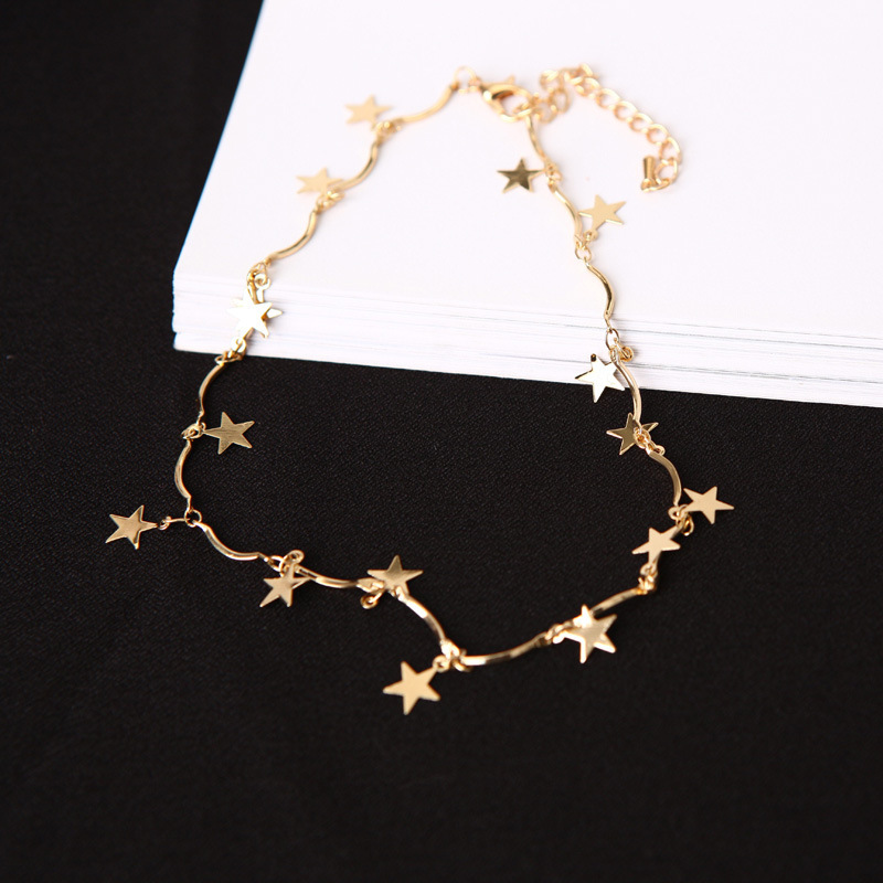 Korean Fashion Necklace Simple Five-pointed Star Clavicle Chain Wave Short Paragraph Collar Wholesale Necklace Sales YS222
Korean Fashion Necklace Simple Five-pointed Star Clavicle Chain Wave Short Paragraph Collar Wholesale Necklace Sales YS222