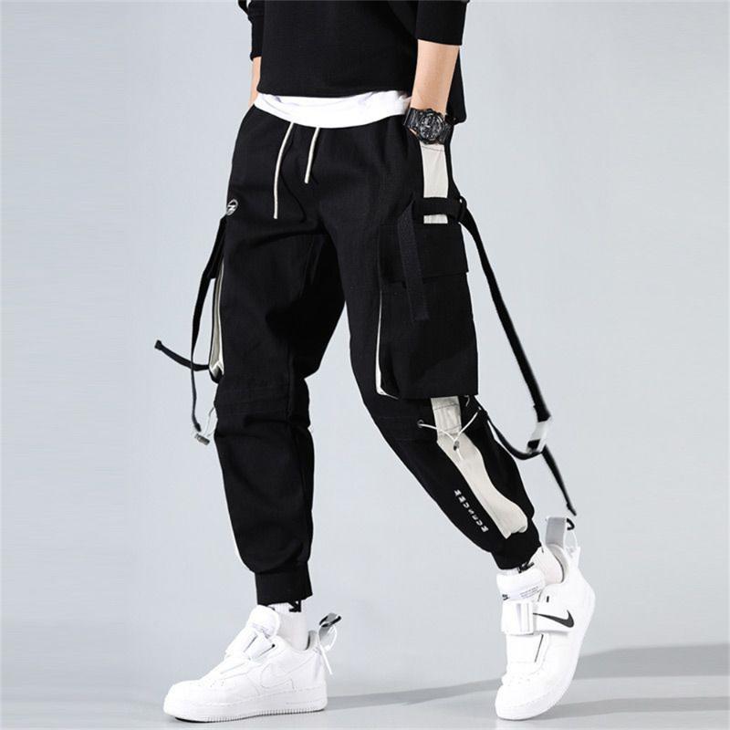Men's Pants Fashion Men Black Joggers 2022 Mens Big Pockets Ribbons Hiphop Cargo Male Overalls Sweatpants ClothesMen's
Men's Pants Fashion Men Black Joggers 2022 Mens Big Pockets Ribbons Hiphop Cargo Male Overalls Sweatpants ClothesMen's