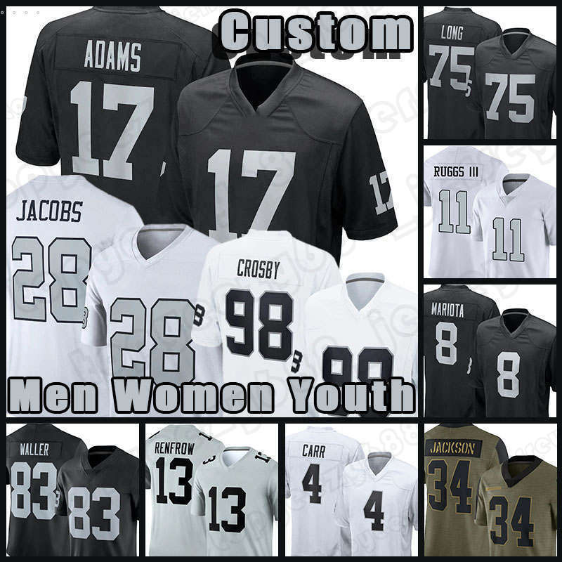 17 Davante Adams Josh Jacobs Football Jersey Darren Waller Chandler Jones Derek Carr Henry Ruggs III Divine Deablo Hunter Renfrow Crosby, Custom mens+patch(t x z)
17 Davante Adams Josh Jacobs Football Jersey Darren Waller Chandler Jones Derek Carr Henry Ruggs III Divine Deablo Hunter Renfrow Crosby, Custom mens+patch(t x z)
