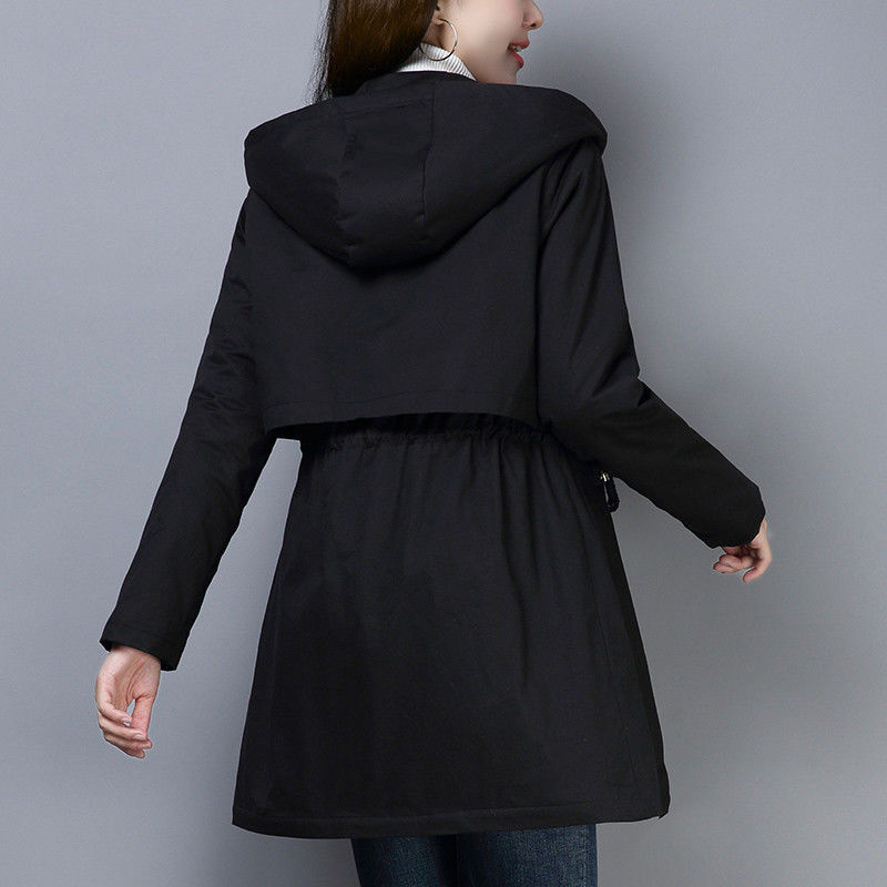 Lining Windbreak Spring Autumn Female Jacket Slim Women Basic Coats MidLong Casual Tops Hooded Black Zipper vintage 220812, Brick red
Lining Windbreak Spring Autumn Female Jacket Slim Women Basic Coats MidLong Casual Tops Hooded Black Zipper vintage 220812, Brick red