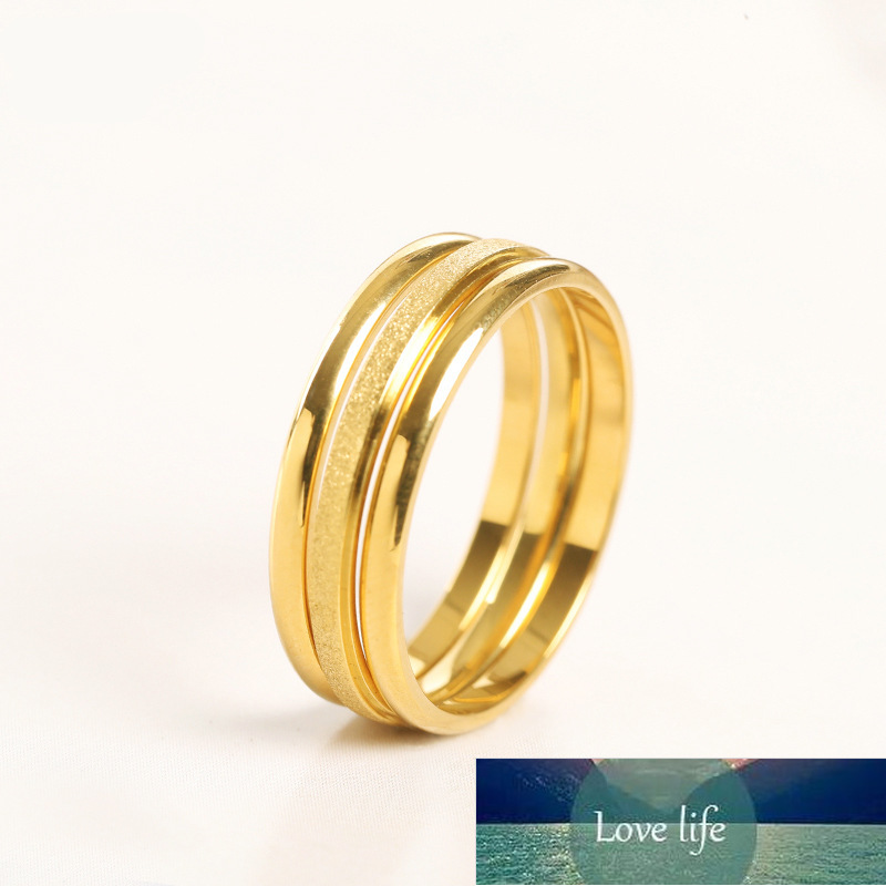 Korean Style Sansheng Sanshi Frosted Small Simple Bracelet Ring Female Fashion Personality Trendy Titanium Steel 18K Gold Index Finger Little Fingers Rings
Korean Style Sansheng Sanshi Frosted Small Simple Bracelet Ring Female Fashion Personality Trendy Titanium Steel 18K Gold Index Finger Little Fingers Rings