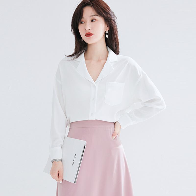 Women' Blouses & Shirts Viscose Women Long Sleeve Fashion Loose With Pocket Womens Casual Button Autumn Ladies Officewear Tops And Blouse, Blue
Women' Blouses & Shirts Viscose Women Long Sleeve Fashion Loose With Pocket Womens Casual Button Autumn Ladies Officewear Tops And Blouse, Blue