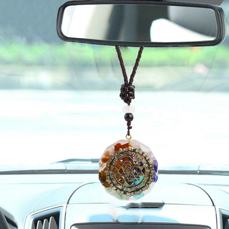 Interior Decorations Car Natural Gemstone Necklace Hanging Chakra Crystal Charm Auto Ornaments Styling Accessories Decoration HandmadeInteri
Interior Decorations Car Natural Gemstone Necklace Hanging Chakra Crystal Charm Auto Ornaments Styling Accessories Decoration HandmadeInteri
