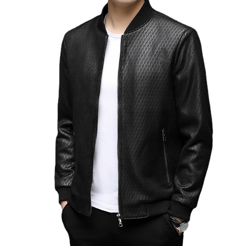 Casual Leather Jacket Men Spring Autumn Coat Motorcycle Biker Slim Fit Outwear Male Black Blue Clothing Plus Size S3XL 220816
Casual Leather Jacket Men Spring Autumn Coat Motorcycle Biker Slim Fit Outwear Male Black Blue Clothing Plus Size S3XL 220816