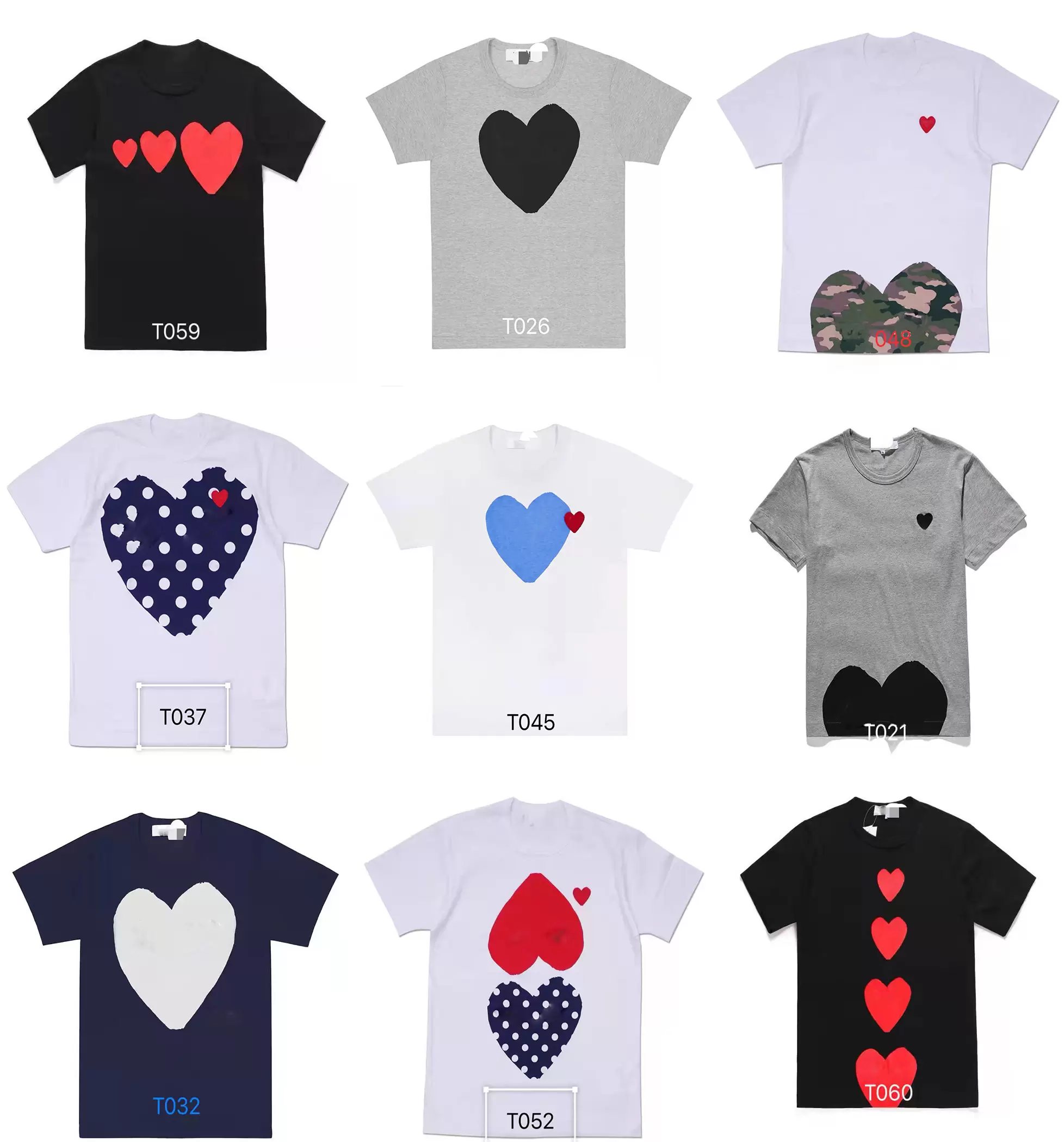 Fashion Mens Play T Shirt CDG Designer Red Heart Shirt Commes Casual Women Shirts Des Badge Garcons High Quanlity TShirts Cotton Embroidery, Beige
Fashion Mens Play T Shirt CDG Designer Red Heart Shirt Commes Casual Women Shirts Des Badge Garcons High Quanlity TShirts Cotton Embroidery, Beige