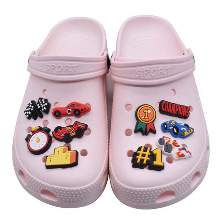 car theme cartoon shoe accessories pvc soft rubber hole garden shoe charms clog wristband bracelet decoration button
car theme cartoon shoe accessories pvc soft rubber hole garden shoe charms clog wristband bracelet decoration button