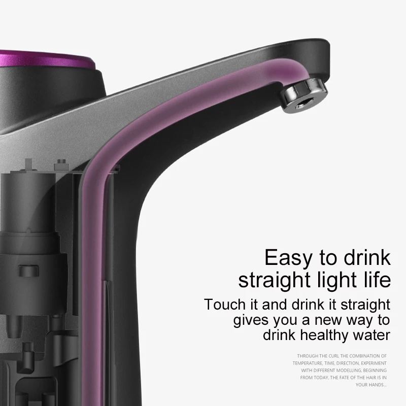 Portable Water Dispenser Household Water Pump USB Charging Switch Drinking Bottle Auto Electric Tools