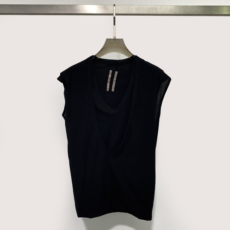 Rick Original 2022 New Dark Sexy Double Layer Large V-neck Solid Sleeveless Tee Shirt Owens Men Tops Streetwear Men Shirts, White
Rick Original 2022 New Dark Sexy Double Layer Large V-neck Solid Sleeveless Tee Shirt Owens Men Tops Streetwear Men Shirts, White