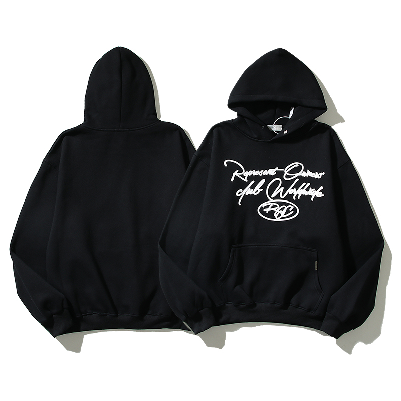 Top Brand Men's Hoodies Long Sleeve Represent Letter Print Pullover Hoodies Women Men Fashion Design Tops Street Style Clothing M, Black
Top Brand Men's Hoodies Long Sleeve Represent Letter Print Pullover Hoodies Women Men Fashion Design Tops Street Style Clothing M, Black