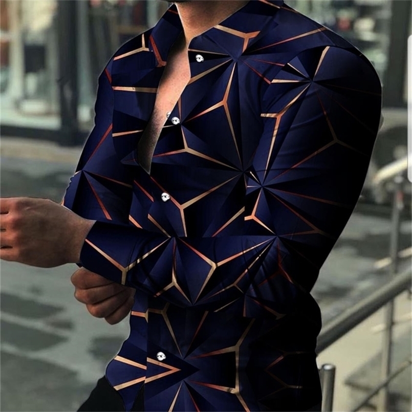 Spring Gradual Men Fashion Shirts Turn-down Collar Buttoned Shirt Casual Digital Printing Long Sleeve Tops S- 220401, L-golden
Spring Gradual Men Fashion Shirts Turn-down Collar Buttoned Shirt Casual Digital Printing Long Sleeve Tops S- 220401, L-golden