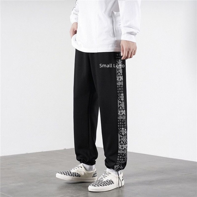 2022 New Men's Pants Fashion Casual Straight Pants Loose Lace Up Adjustable Belt Printed Letters Side Pattern Skin-friendly Breathable Comfortable Soft Clothes, Style 2 blue
2022 New Men's Pants Fashion Casual Straight Pants Loose Lace Up Adjustable Belt Printed Letters Side Pattern Skin-friendly Breathable Comfortable Soft Clothes, Style 2 blue
