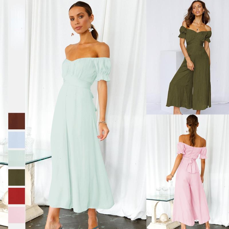 Summer Fashion Street Retro Rompers One Word Collar Rope Belt Women Short Sleeve Jumpsuit Pants Wide Tube Leisure Trousers, Brown
Summer Fashion Street Retro Rompers One Word Collar Rope Belt Women Short Sleeve Jumpsuit Pants Wide Tube Leisure Trousers, Brown