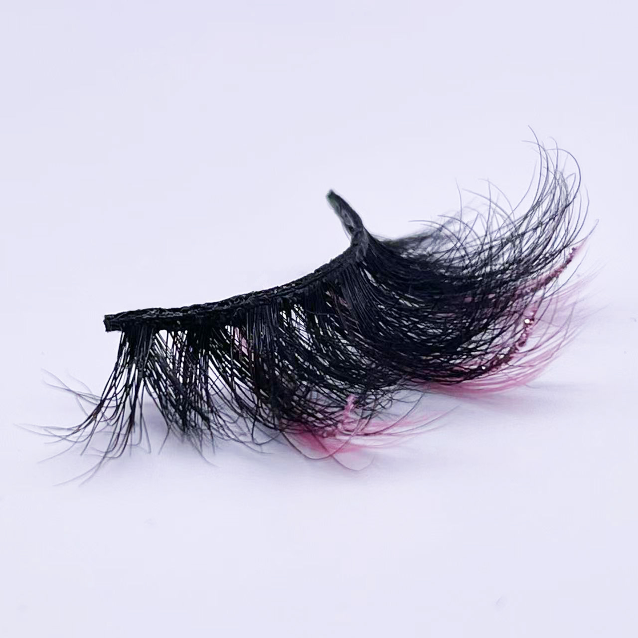 Eyelashes 25mm Colorful With Glitter Eye Lashes Thick Long Fake Eyelash Extension Make Up Tools False Lash For Beauty