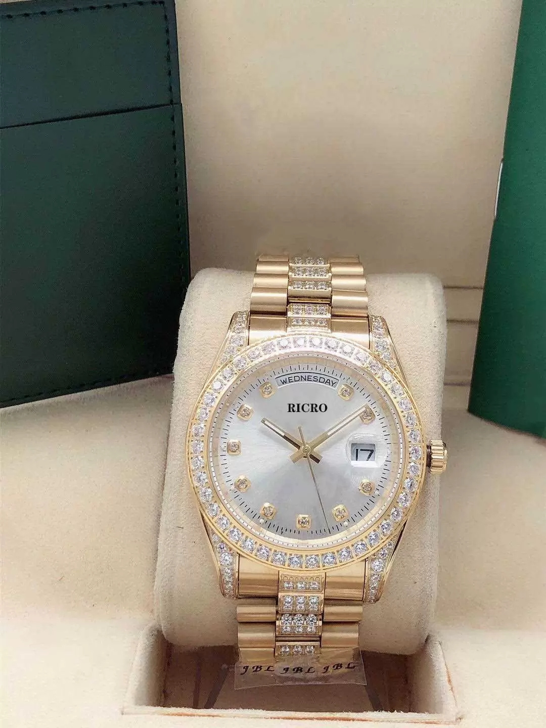 U1 Top AAA Men's mechanical watch high quality in row diamond bezel week series 41mm Datejust double calendar automatic movement 316 stainless steel sports leisure, 10
U1 Top AAA Men's mechanical watch high quality in row diamond bezel week series 41mm Datejust double calendar automatic movement 316 stainless steel sports leisure, 10