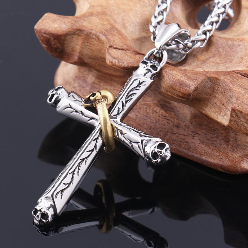 Pendant Necklaces Vintage Cross Skull For Men 316 Stainless Steel S Jewelry - Send NecklacePendant
Pendant Necklaces Vintage Cross Skull For Men 316 Stainless Steel S Jewelry - Send NecklacePendant